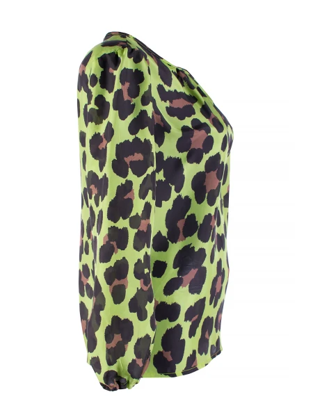 Silk Women's Blouse with Leopard Print – Luxury and Comfort 24538 / 2025