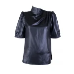 Kısa Puf Kollu Şık Kadın Bluz 25115 / 2025