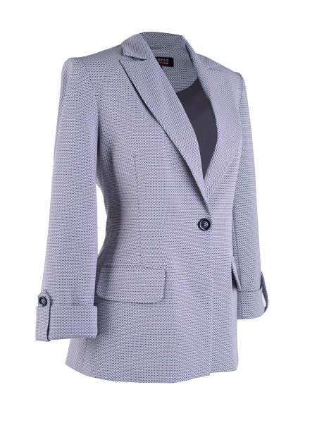 Елегантно Дамско Сако с Фин Десен – Класика и Стил 25110 / 2025