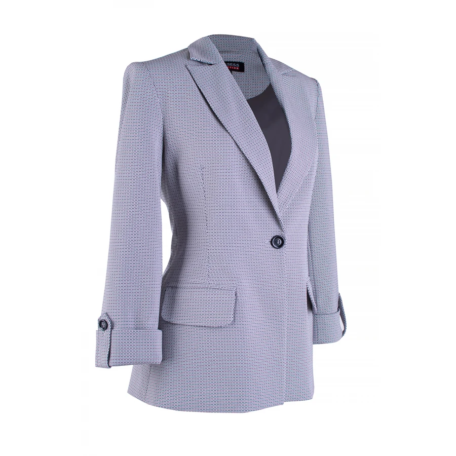 Jachetă elegantă pentru femei cu model fin – Clasici și stil 25110 / 2025 Jachetă elegantă pentru femei cu model fin – Clasici și stil 25110 / 2025