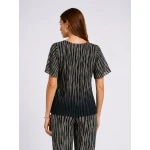 Bluză Elegantă de Damă Ombre Zebra 26116 / 2026