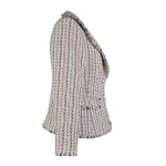 Irresistible Boucle Jacket in Beige with Multicolored Threads – The Luxury of Spring 26104 / 2026