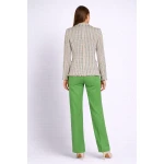 Стилен Дамски Костюм от Сако и Панталон – Делови и Офис Стил 26104-105 / 2026