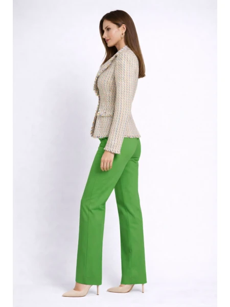 Стилен Дамски Костюм от Сако и Панталон – Делови и Офис Стил 26104-105 / 2026