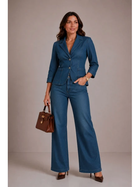 Women's Tencel Denim Suit 26117 - 120 / 2026