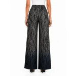 Pantaloni Eleganți de Damă Ombre Zebra – Picior Lat 26127 / 2026
