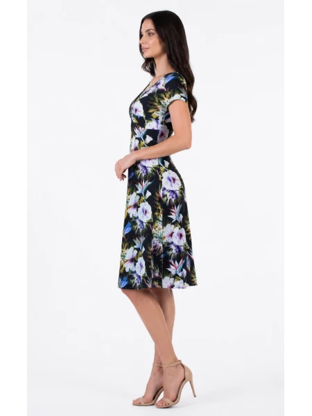 Rochie tricotată de vară pentru femei R 20179 / 2020