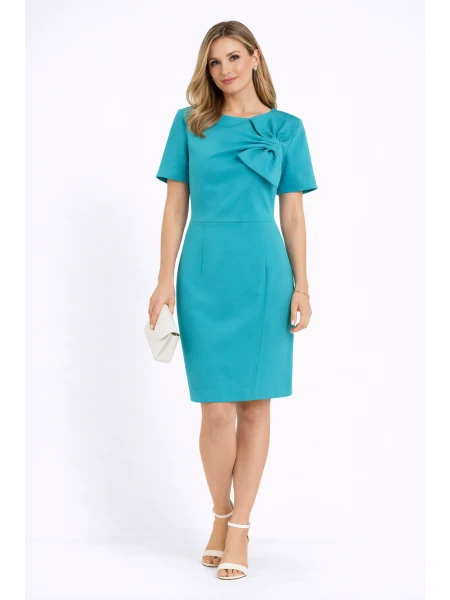 Sophisticated Turquoise Dress for Formal Events 24130 / 2024