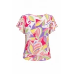 Summer Blouse with Pink and Purple – Fresh Elegance for Every Day 26116 / 2026