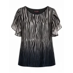 Elegant Women's Blouse Ombre Zebra 26116 / 2026