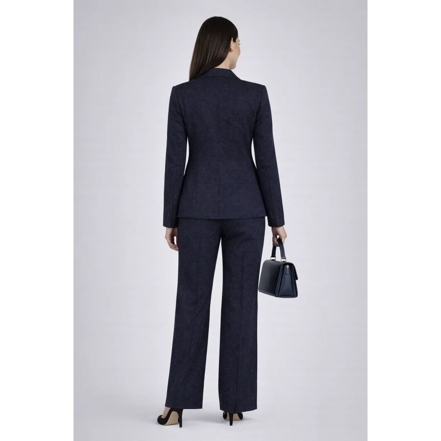Дамски Костюм от Две Части – Сако и Панталон с Делова Визия 26106 -107 / 2026 Дамски Костюм от Две Части – Сако и Панталон с Делова Визия 26106 -107 / 2026