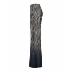 Pantaloni Eleganți de Damă Ombre Zebra – Picior Lat 26127 / 2026