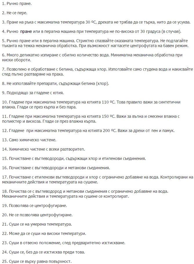 инструкции