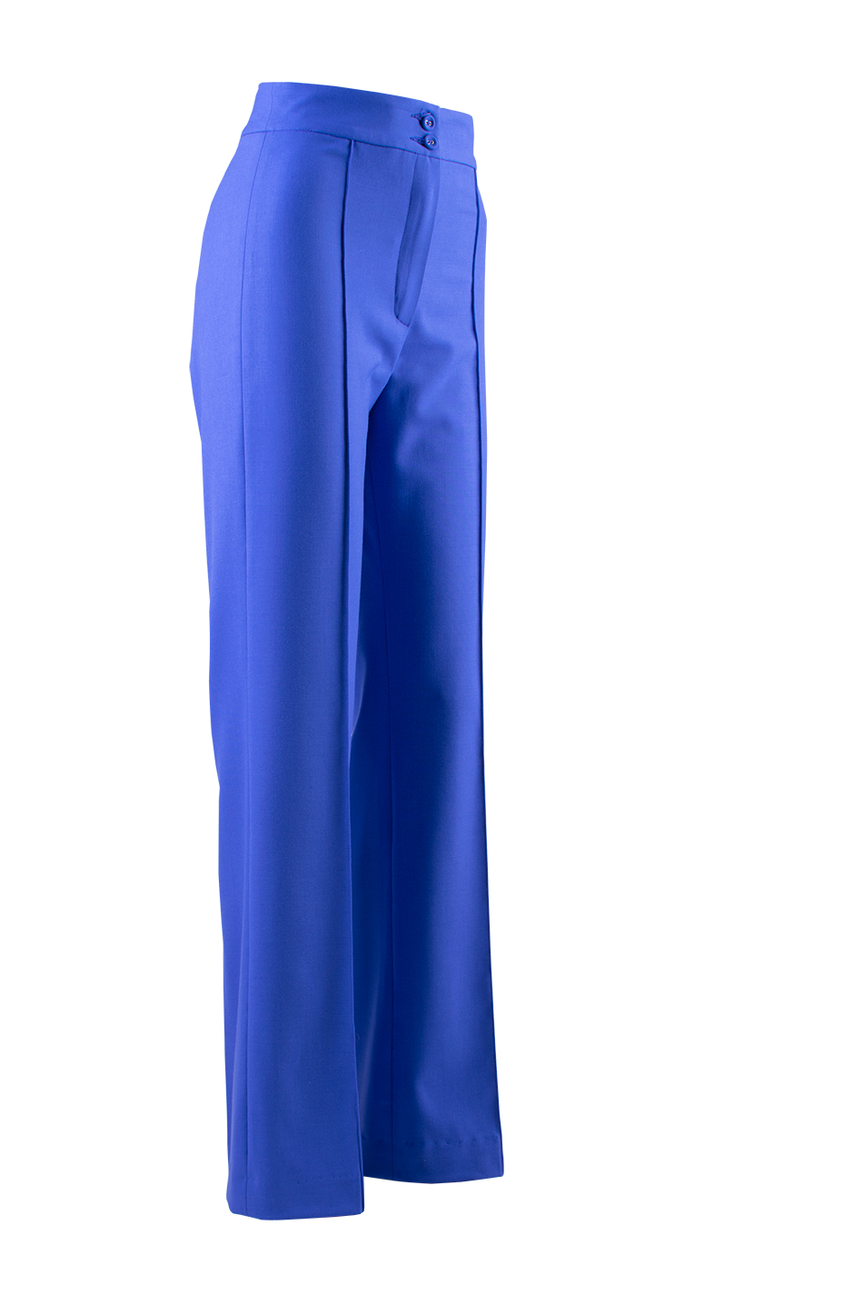 Pantaloni violet cu picioare late 23502 / 2023 Pantaloni violet cu picioare late 23502 / 2023