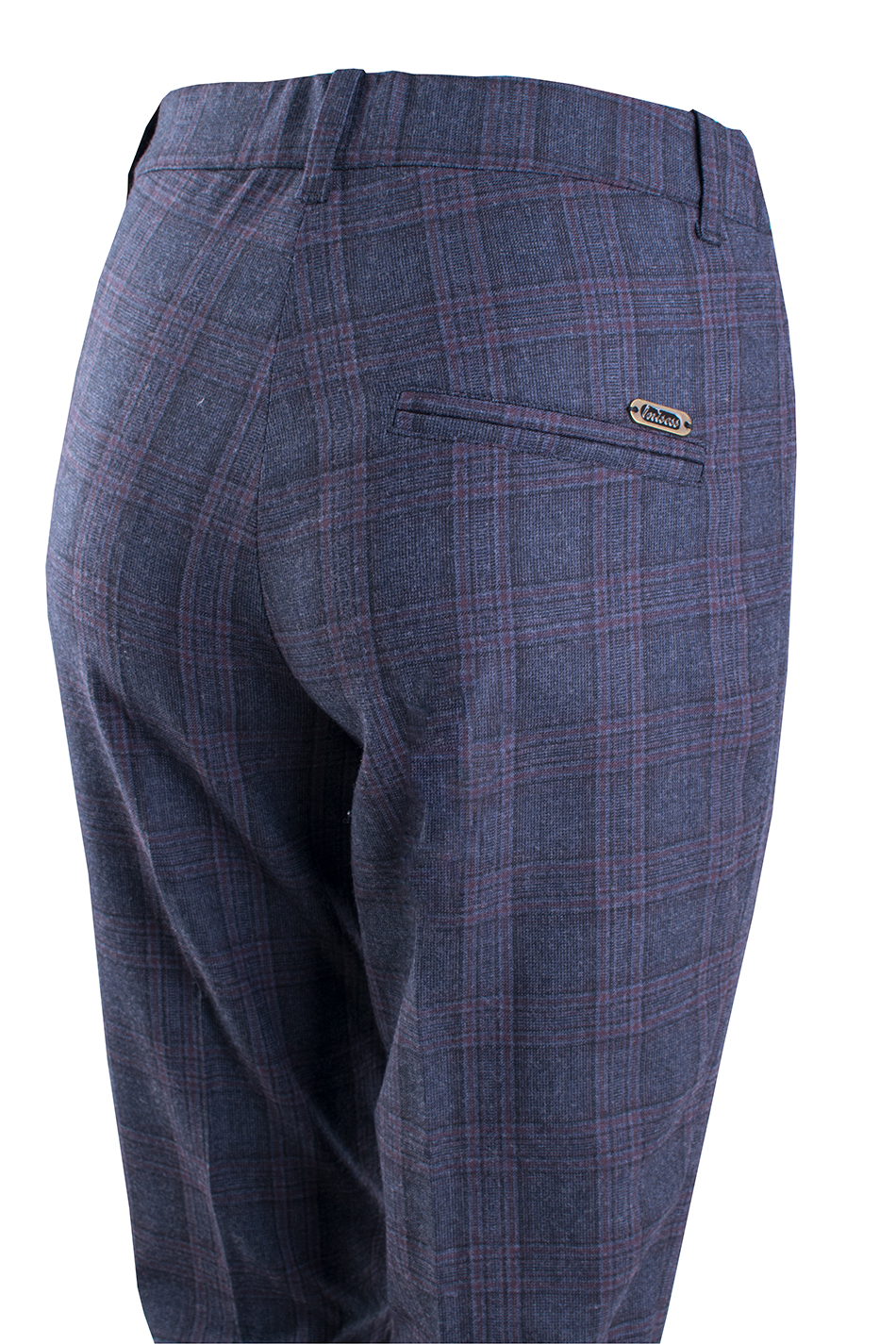 Pantaloni de lână verificați 23527 / 2023 Pantaloni de lână verificați 23527 / 2023