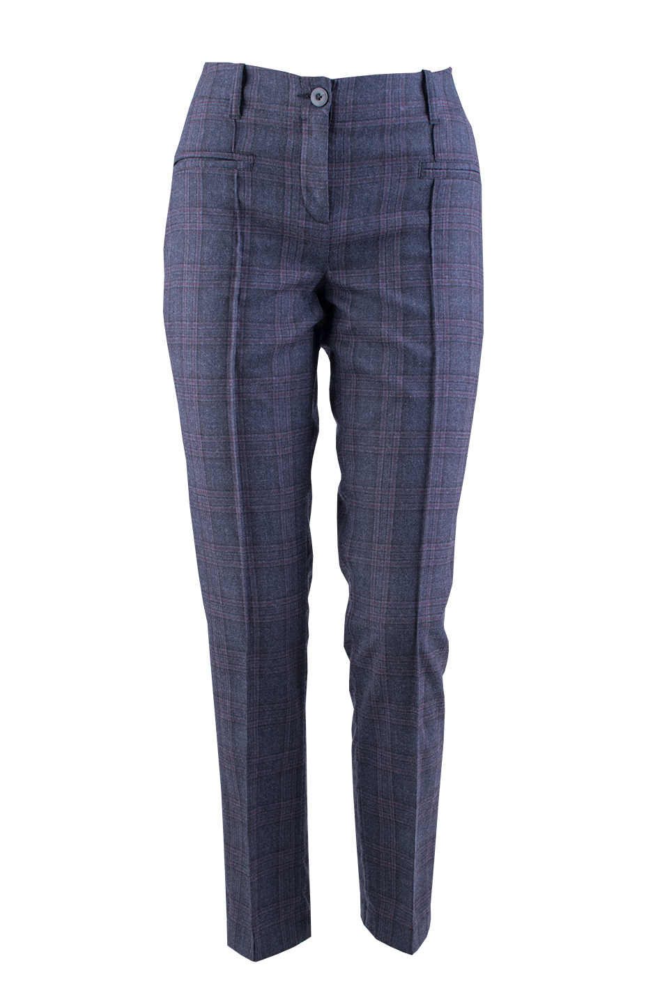 Pantaloni de lână verificați 23527 / 2023 Pantaloni de lână verificați 23527 / 2023