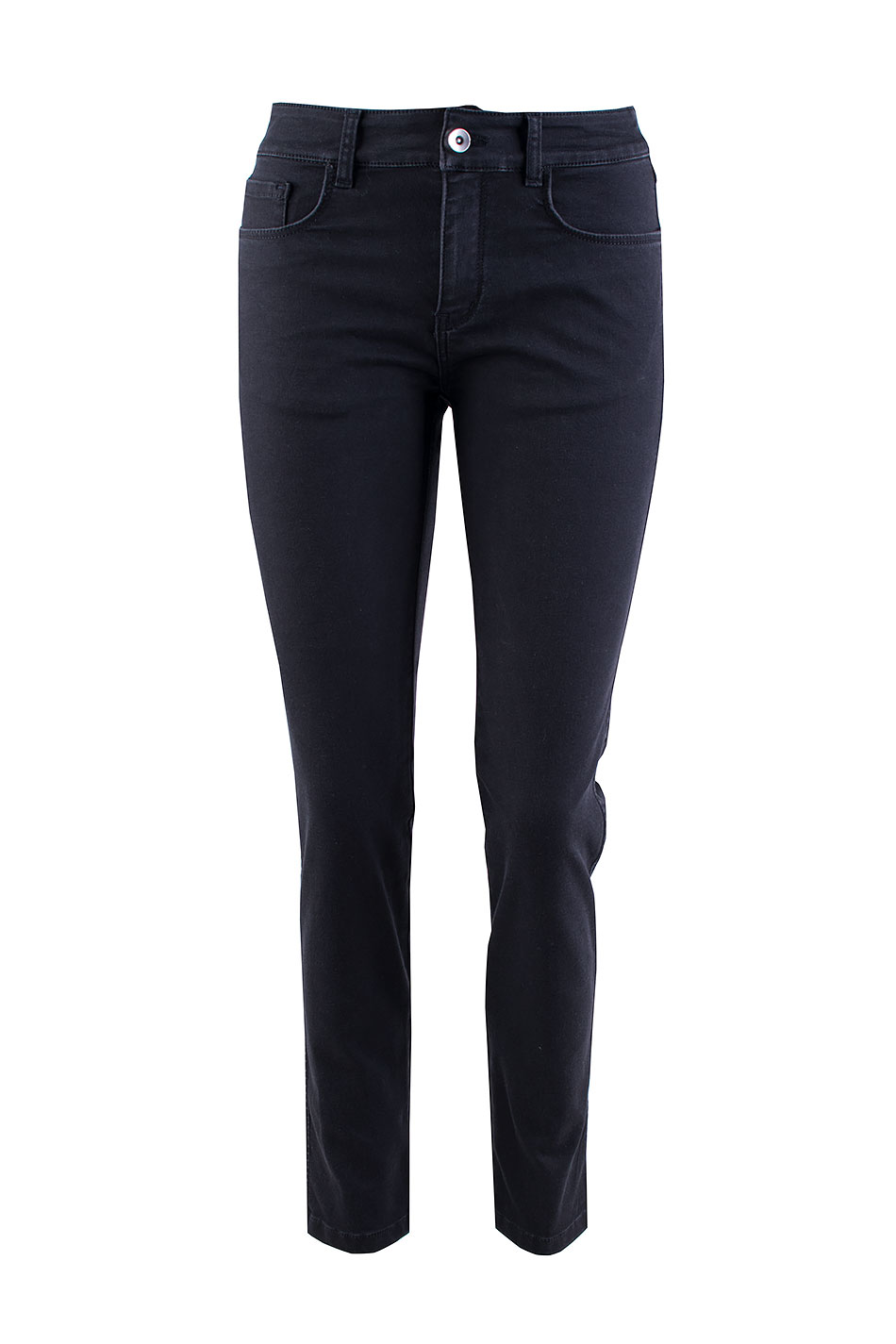 Comfortable Stretchy Jeans for All Seasons with 9/10 Length 24520 Black / 2025 Comfortable Stretchy Jeans for All Seasons with 9/10 Length 24520 Black / 2025
