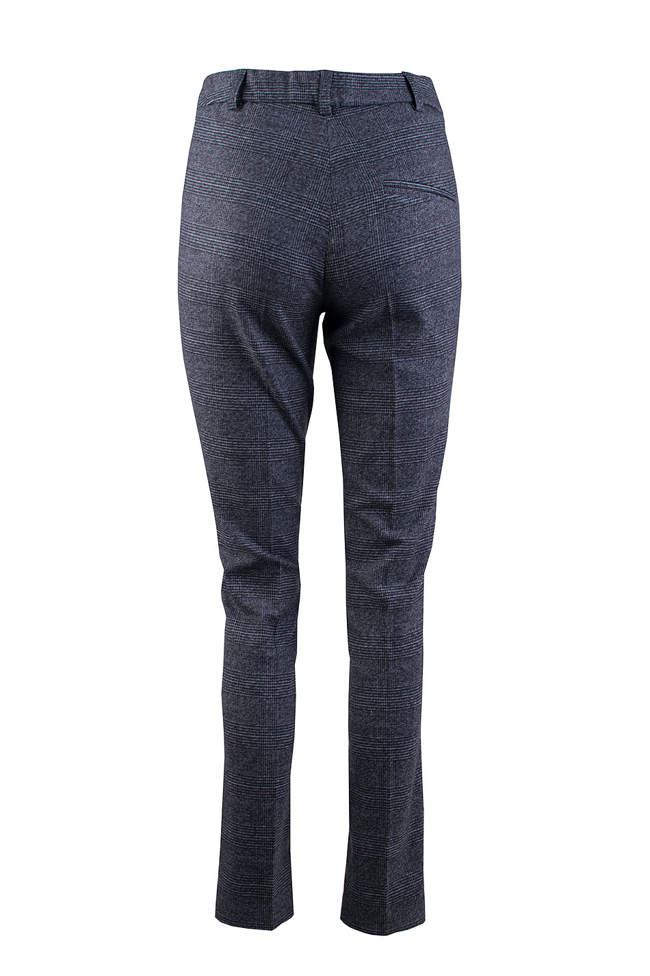 Pantaloni clasici de iarna din lana cu carouri elegante 24533 / 2025