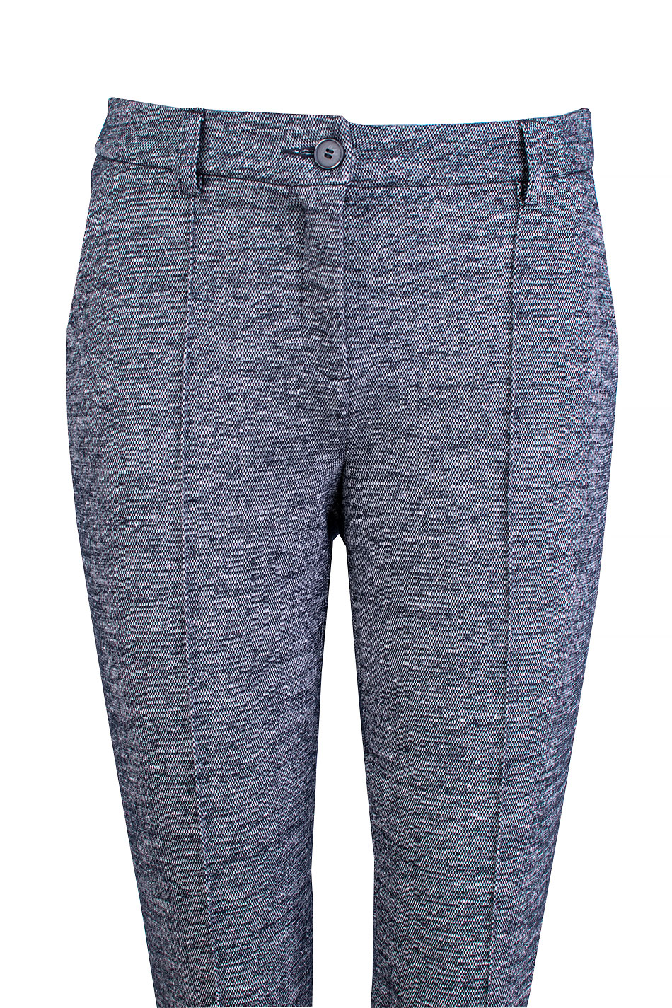 Women's Wool Trousers in Grey Melange – Elegance and Coziness for Autumn-Winter 25502 / 2025 Women's Wool Trousers in Grey Melange – Elegance and Coziness for Autumn-Winter 25502 / 2025