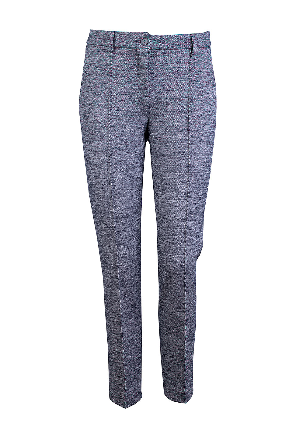 Women's Wool Trousers in Grey Melange – Elegance and Coziness for Autumn-Winter 25502 / 2025 Women's Wool Trousers in Grey Melange – Elegance and Coziness for Autumn-Winter 25502 / 2025