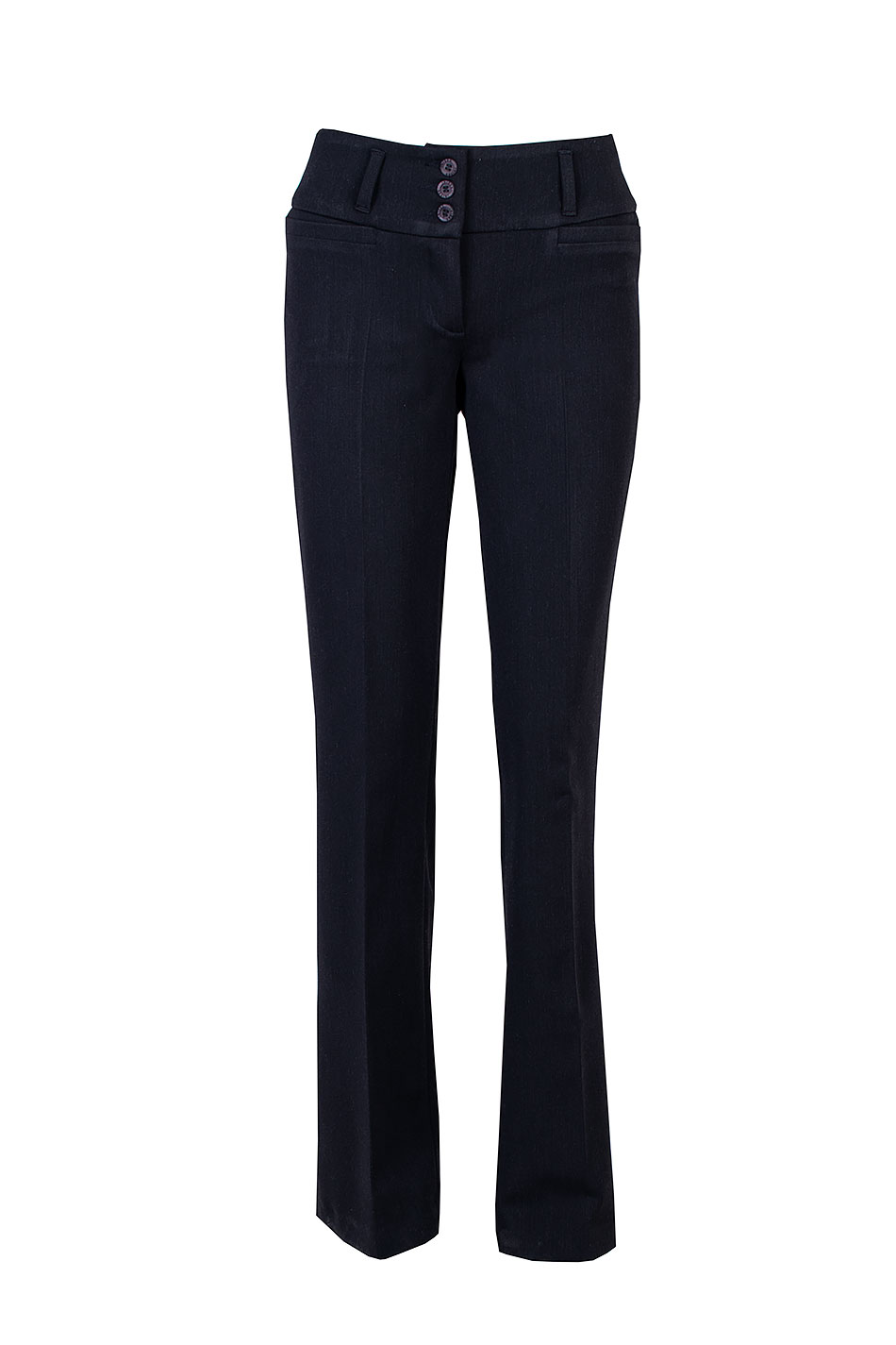 Pantaloni eleganți Toamnă-Iarnă cu croi larg 25503 Negru / 2025 Pantaloni eleganți Toamnă-Iarnă cu croi larg 25503 Negru / 2025
