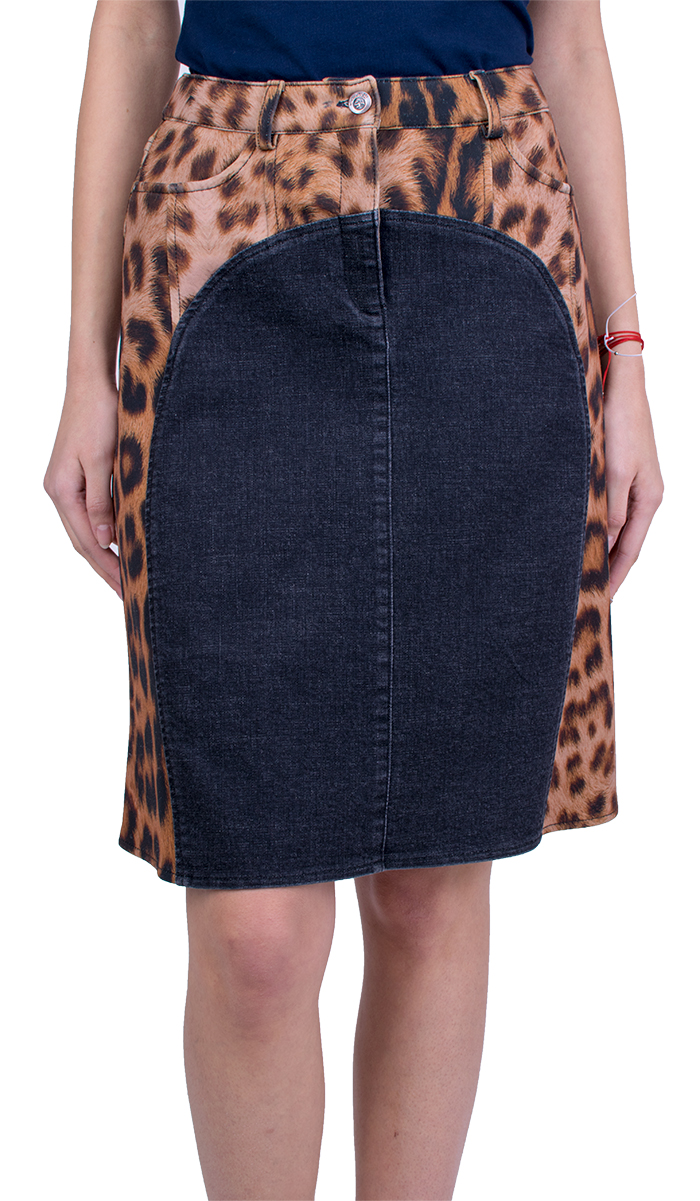 Fustă dreaptă denim 20548 / 2021 Fustă dreaptă denim 20548 / 2021