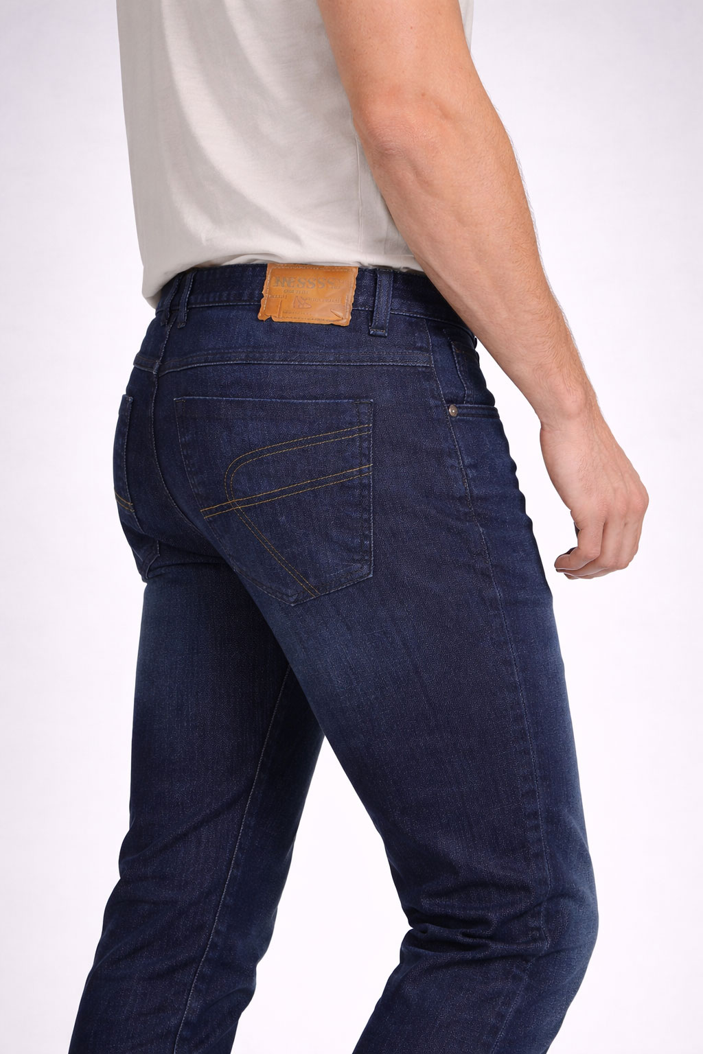 Men's Navy Jeans with a Modern Slim Fit 18501 / 2026 Men's Navy Jeans with a Modern Slim Fit 18501 / 2026