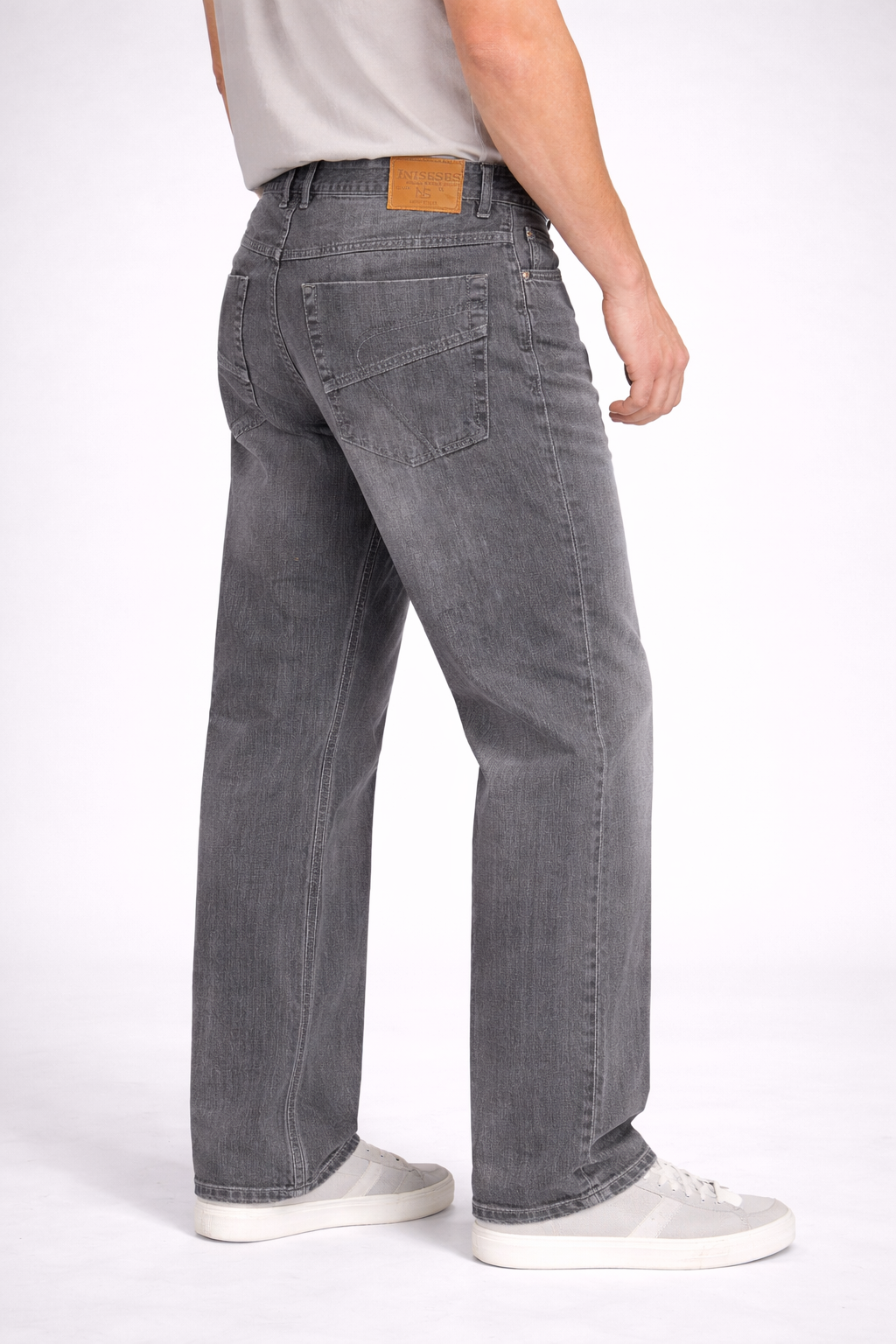Light Grey Men's Straight Leg Jeans – Classic and Comfort 18501 grey / 2026 Light Grey Men's Straight Leg Jeans – Classic and Comfort 18501 grey / 2026