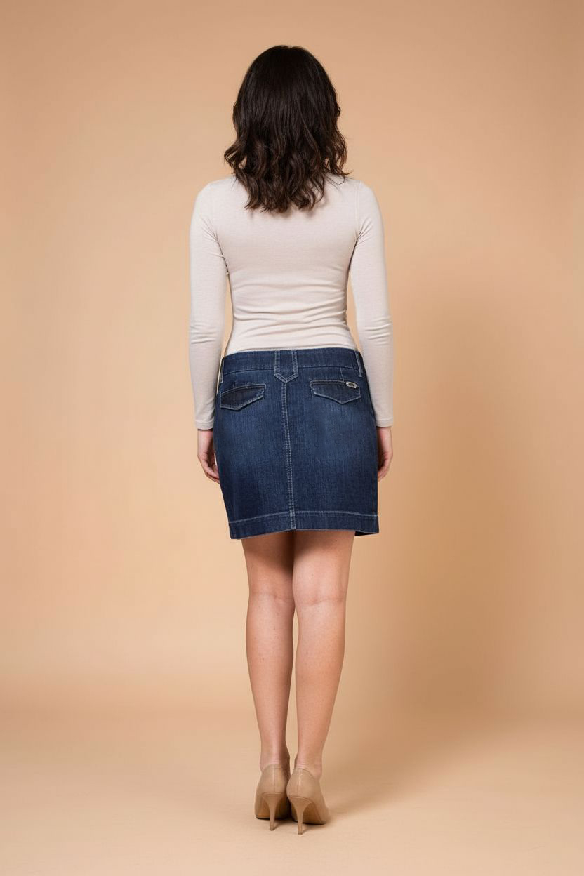 Fustă scurtă din denim 1407 Gap Fustă scurtă din denim 1407 Gap