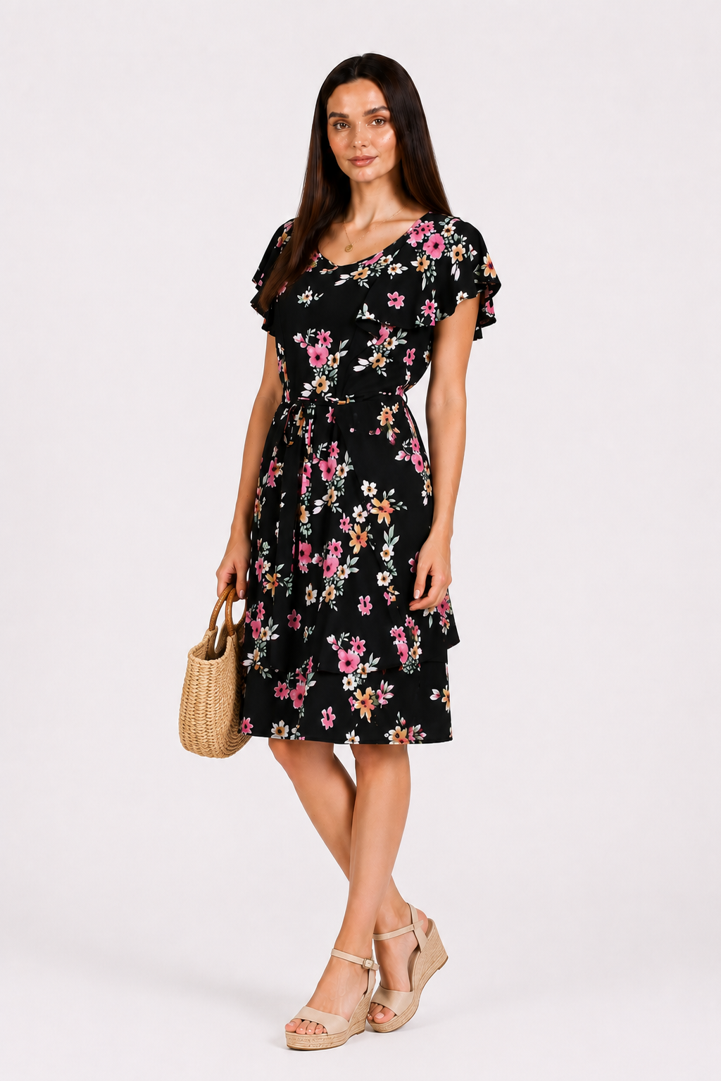 Rochie de vară de la Viscose R 20183 / 2020 Rochie de vară de la Viscose R 20183 / 2020