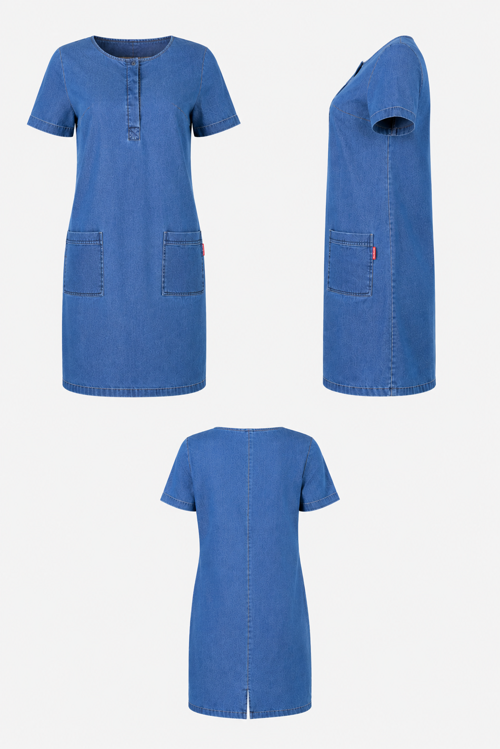 Rochie din denim pentru femei de Tencel 20280 / 2020 Rochie din denim pentru femei de Tencel 20280 / 2020