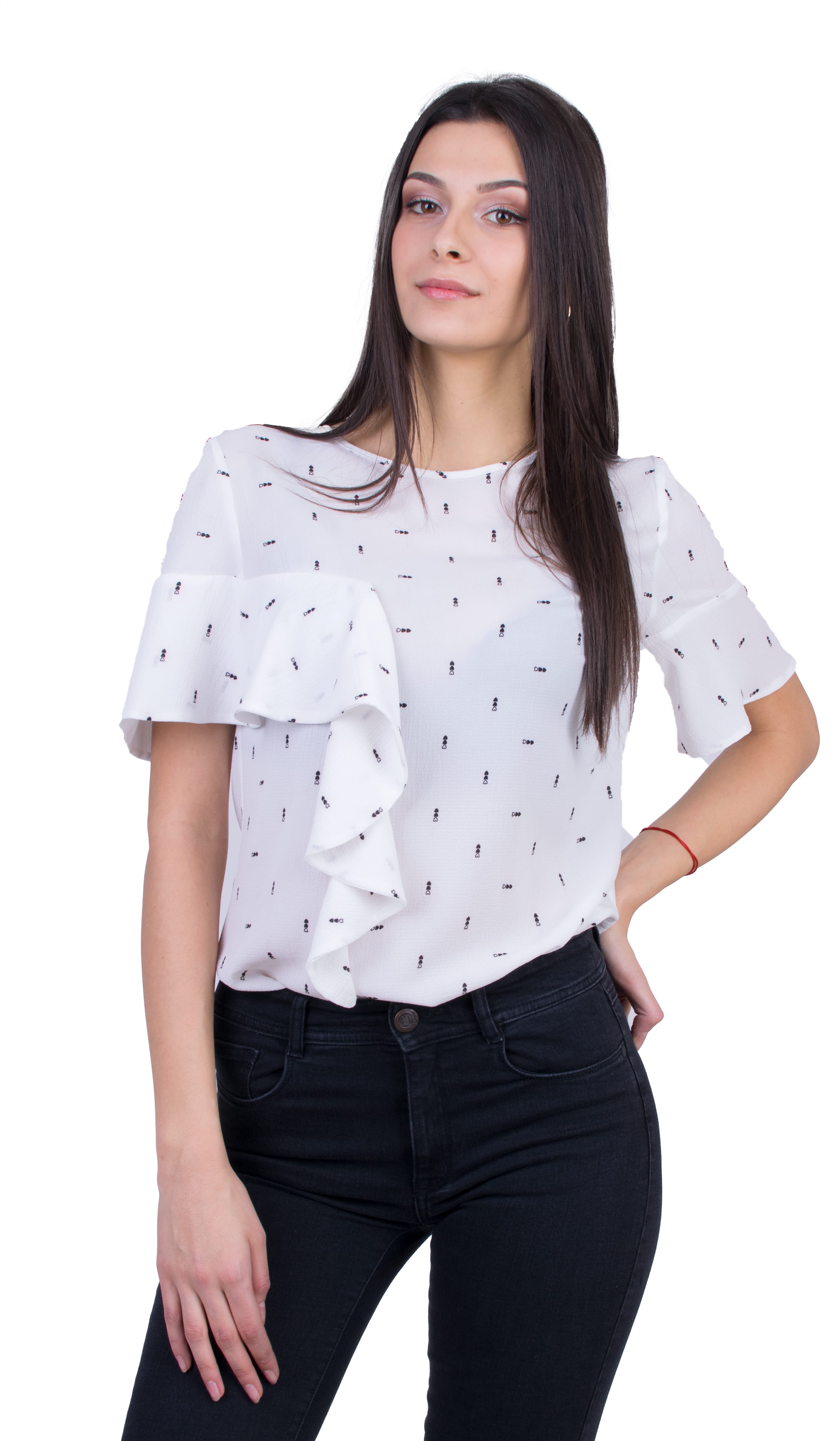 White Women's Blouse B 21111 / 2021