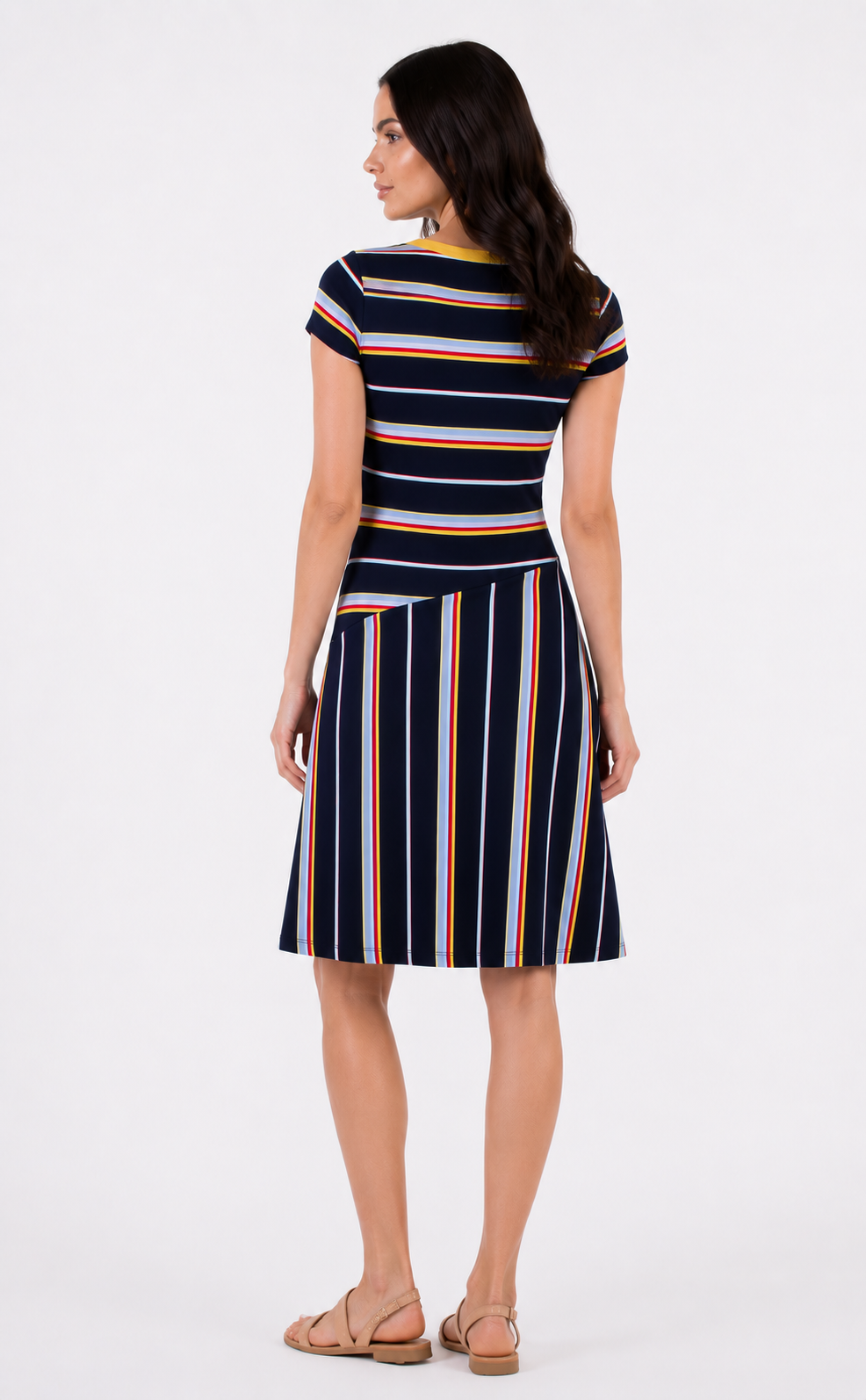 Rochie tricotată de vară pentru femei 21701 / 2021
