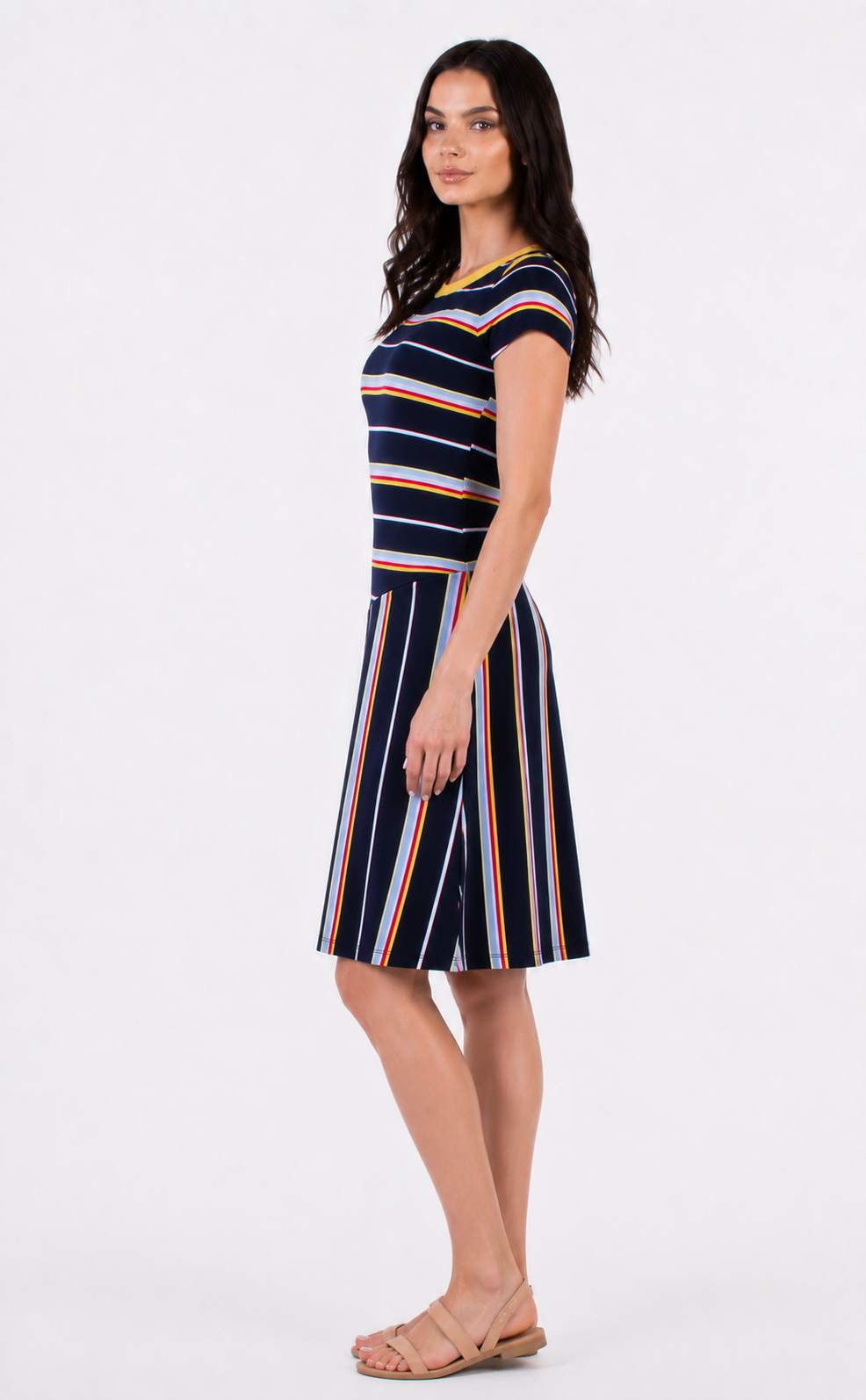 Rochie tricotată de vară pentru femei 21701 / 2021
