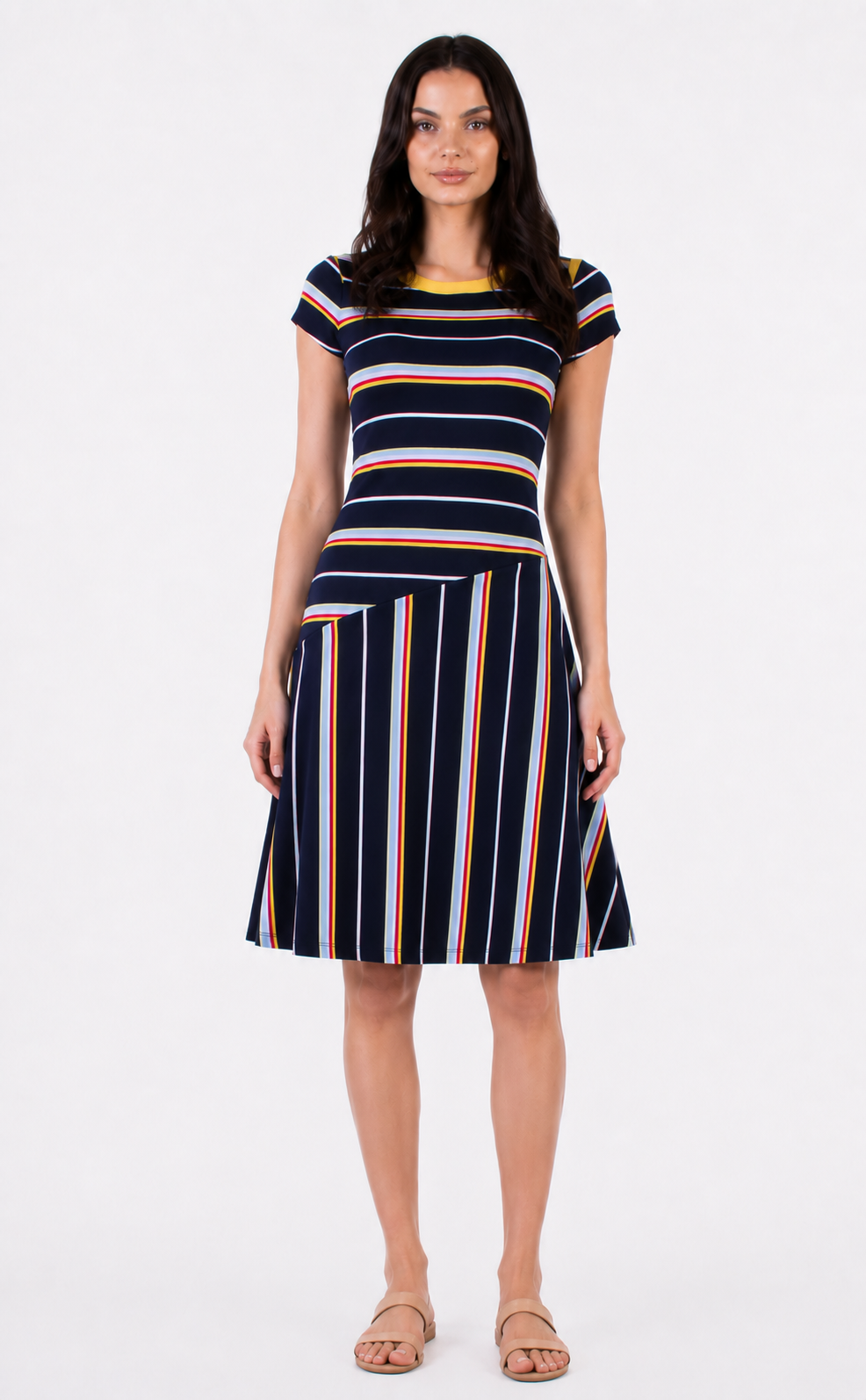 Rochie tricotată de vară pentru femei 21701 / 2021