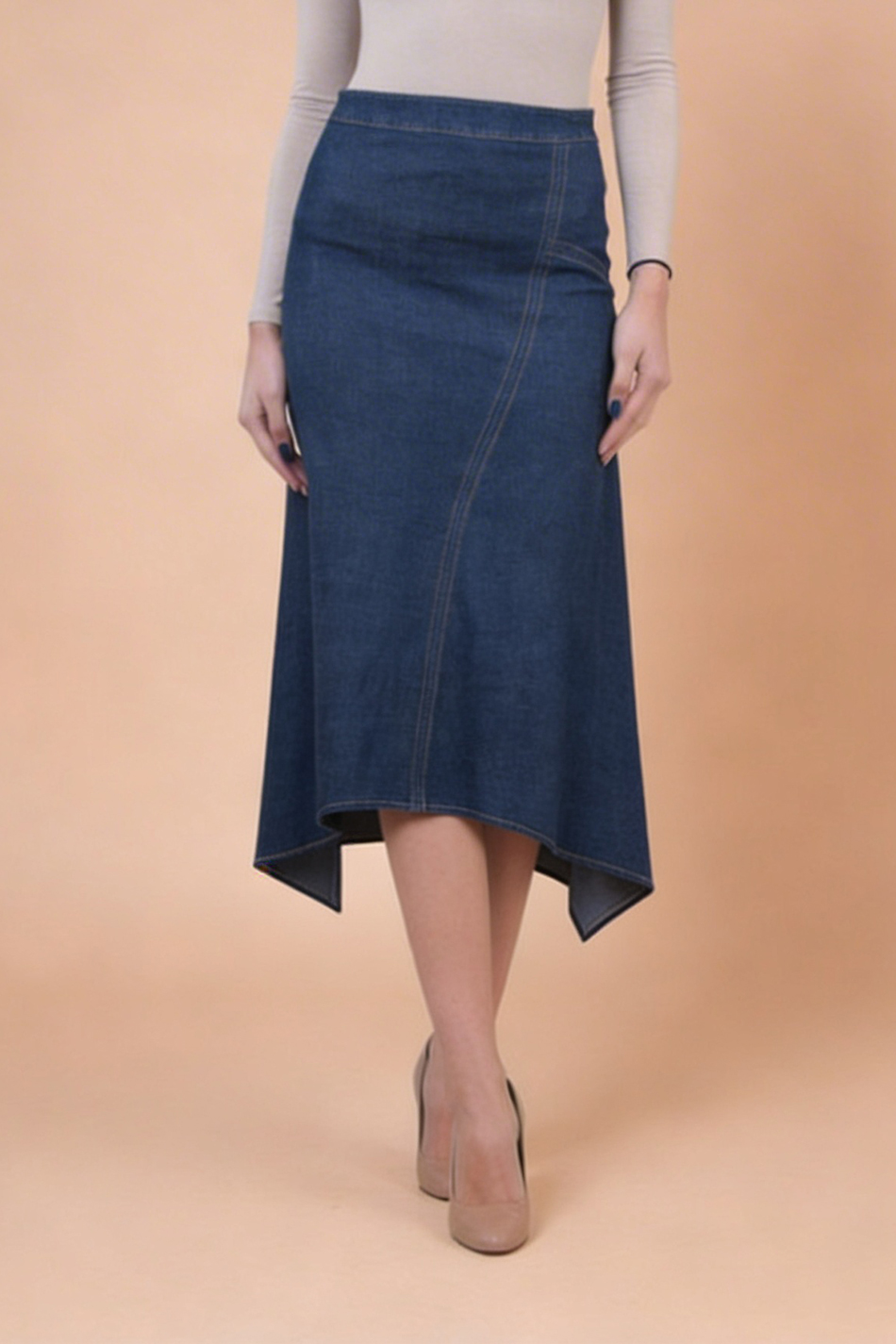 Fusta Lungă Denim 22102 / 2022 Fusta Lungă Denim 22102 / 2022