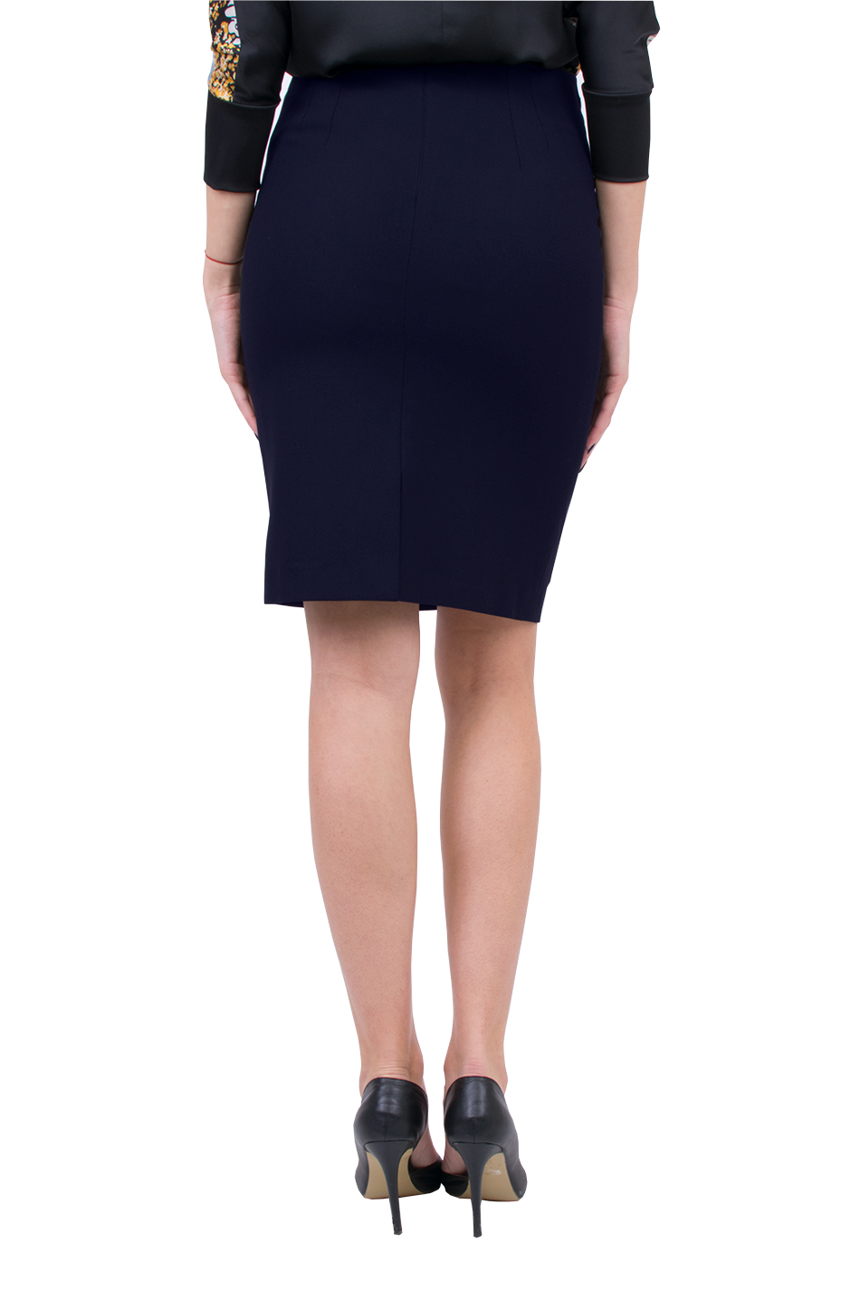 Dark Blue Straight Skirt 20103 / 2020 Dark Blue Straight Skirt 20103 / 2020