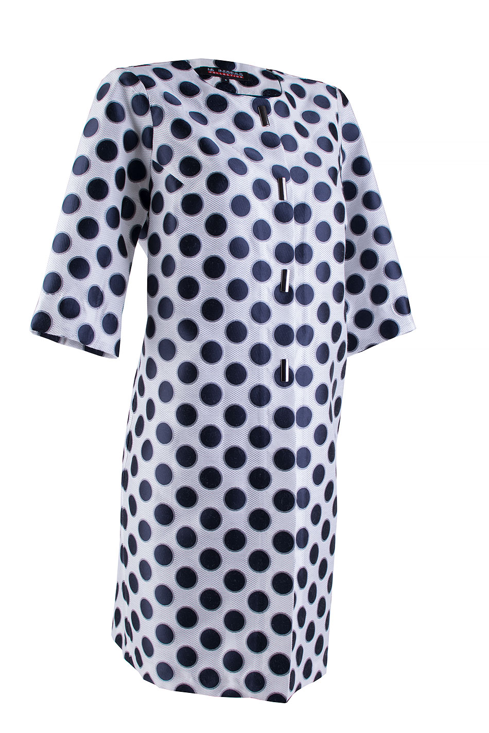 Palton de damă cu design cu puncte 24133 / 2024 Palton de damă cu design cu puncte 24133 / 2024