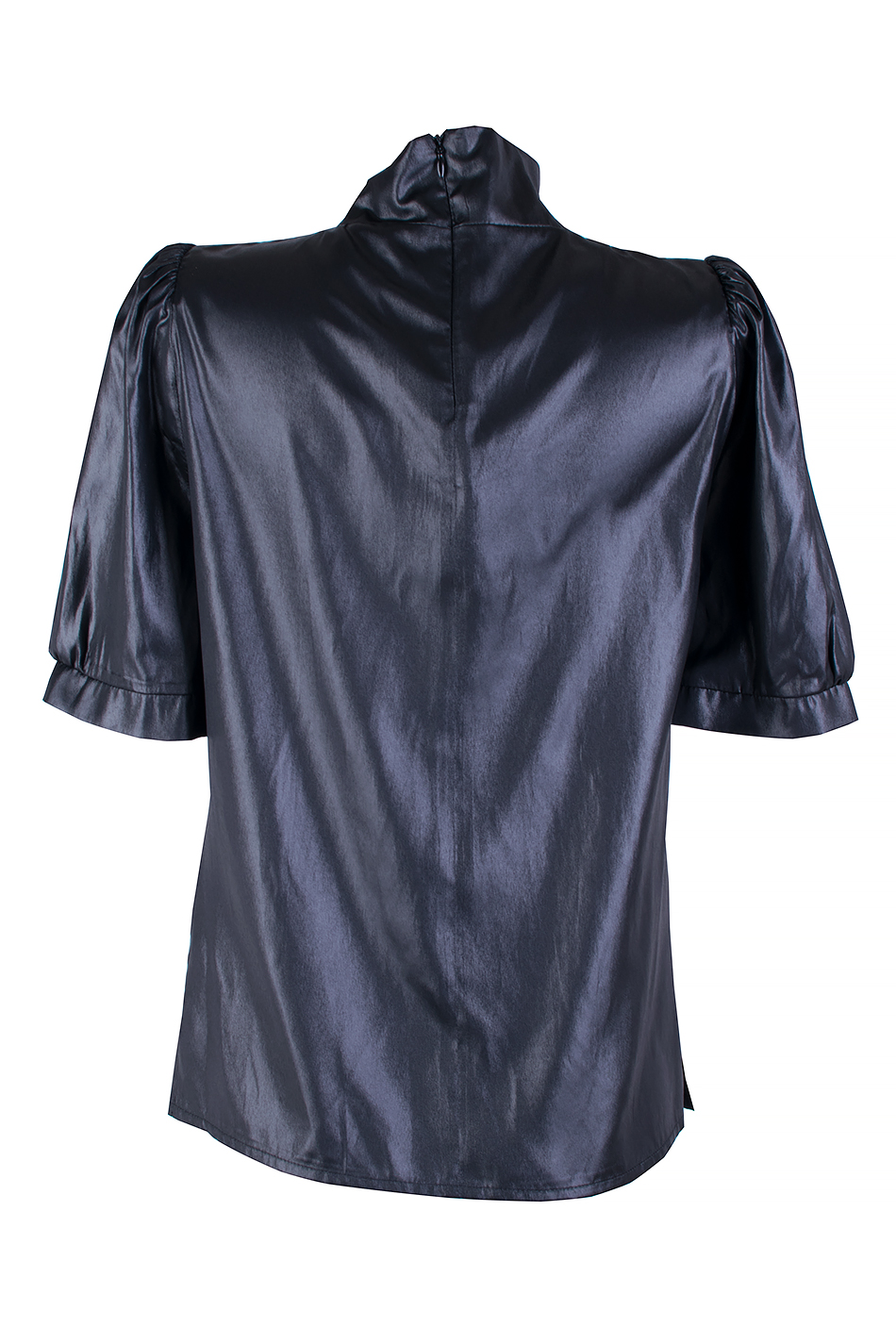 Stylish Women's Blouse with Short Puff Sleeves 25115 / 2025 Stylish Women's Blouse with Short Puff Sleeves 25115 / 2025