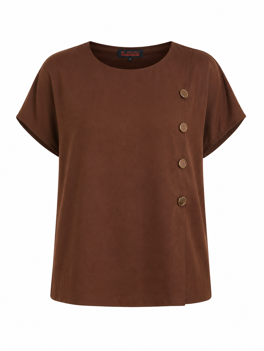Bluză de damă în culoarea maro – Tencel, stil și eleganță impecabilă 26108 / 2026 Bluză de damă în culoarea maro – Tencel, stil și eleganță impecabilă 26108 / 2026
