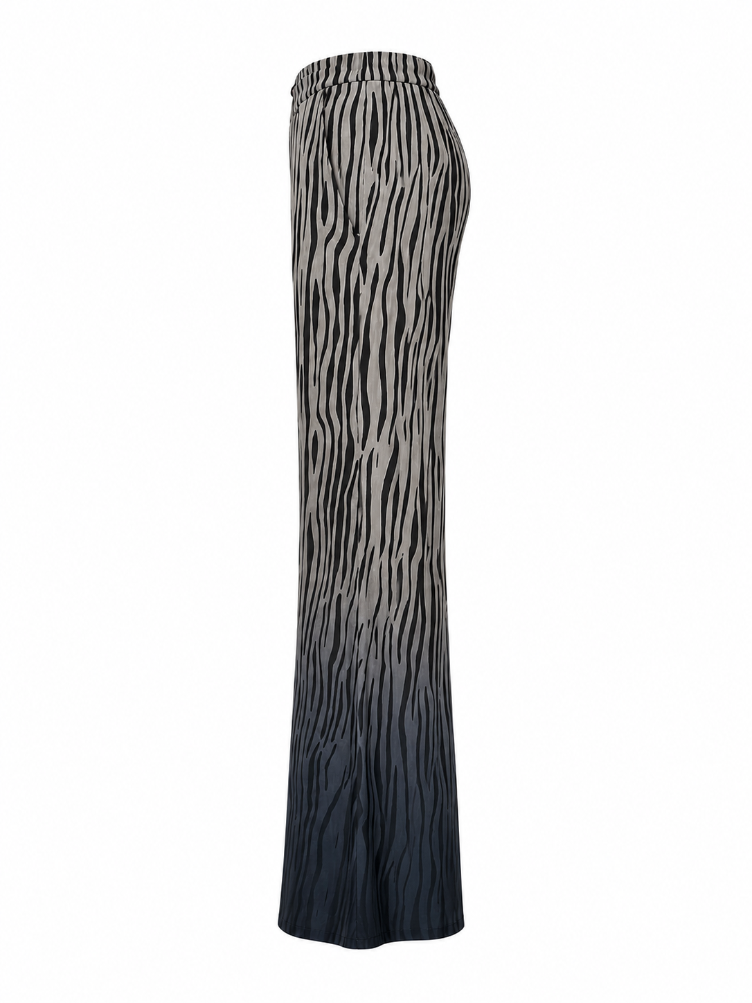 Şık Kadın Pantolonu Ombre Zebra – Geniş Paça 26127 / 2026 Şık Kadın Pantolonu Ombre Zebra – Geniş Paça 26127 / 2026