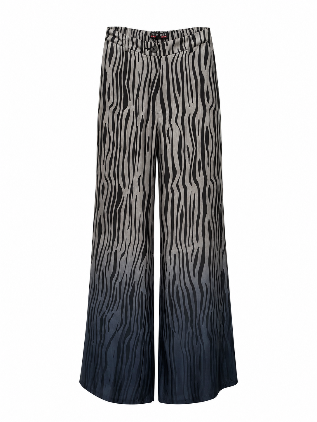 Şık Kadın Pantolonu Ombre Zebra – Geniş Paça 26127 / 2026 Şık Kadın Pantolonu Ombre Zebra – Geniş Paça 26127 / 2026