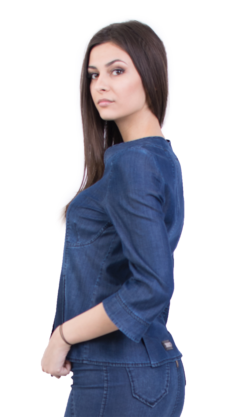 Ceket ve etek denim tensel JP 18129 A -138 | INISESS ® Ceket ve etek denim tensel JP 18129 A -138 | INISESS ®
