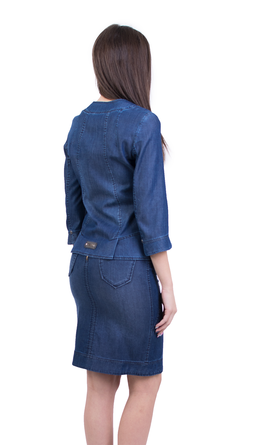 Ceket ve etek denim tensel JP 18129 A -138 | INISESS ® Ceket ve etek denim tensel JP 18129 A -138 | INISESS ®